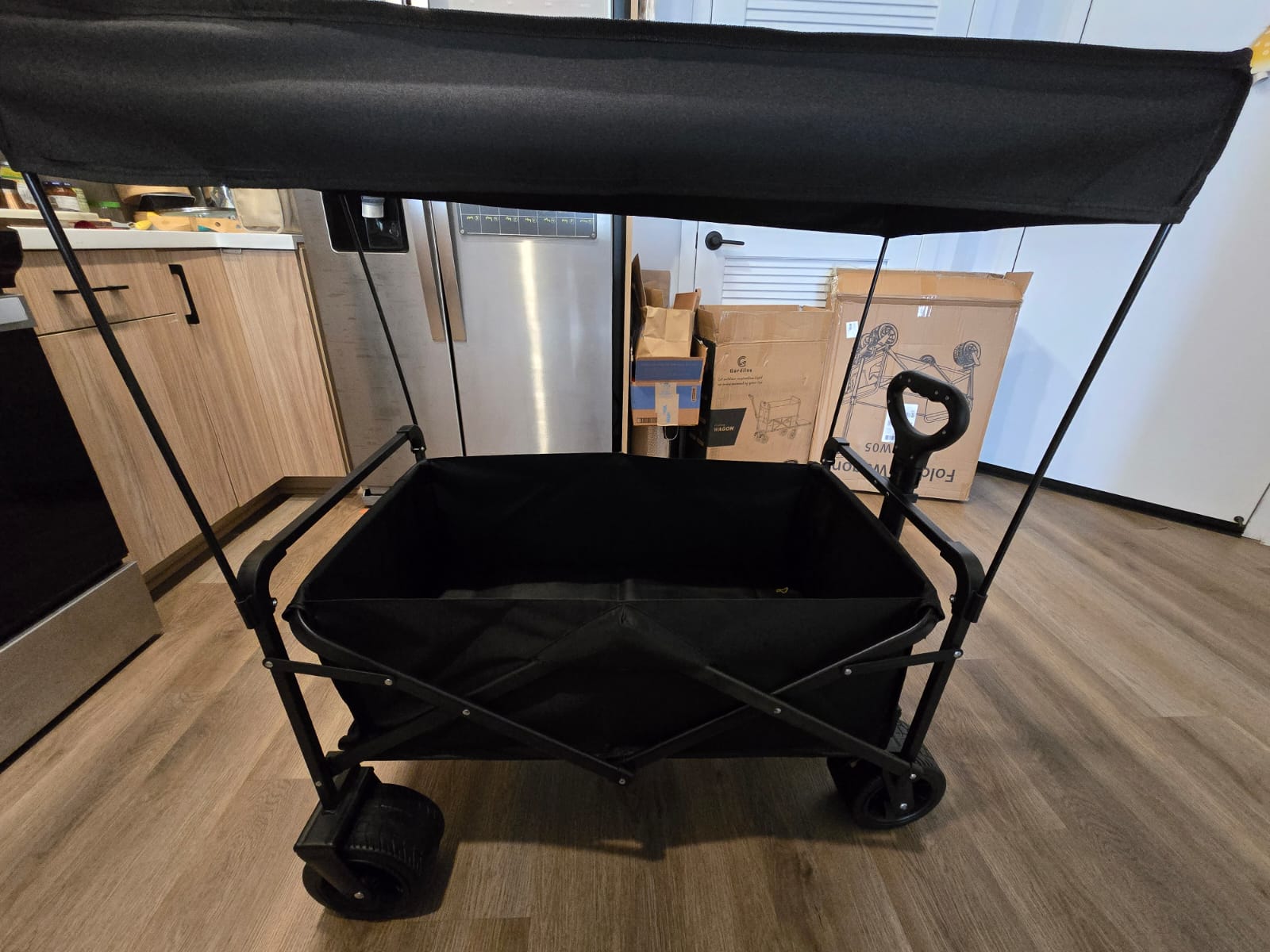 *New* Heavy Duty Wagon with Canopy | Large | Price Firm | 250lb Capacity | Color - Black