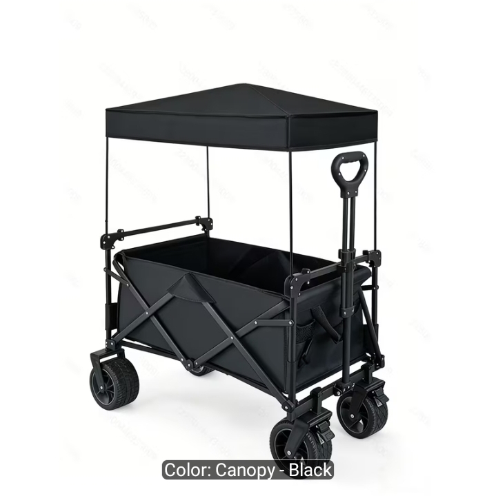 *New* Heavy Duty Wagon with Canopy | Large | Price Firm | 250lb Capacity | Color - Black