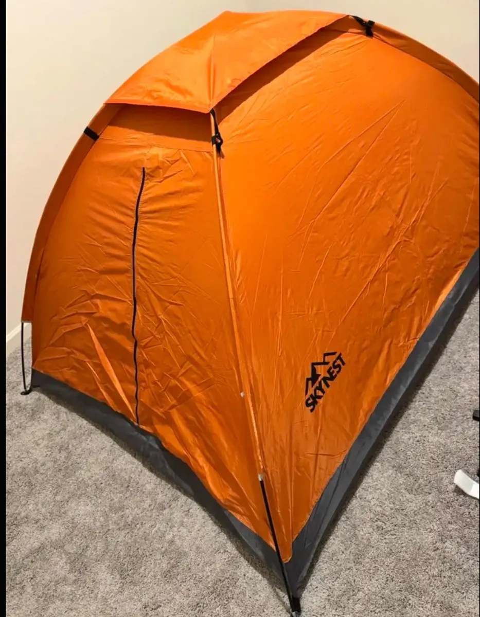 Brand New 2 Person Camping Tent | Orange | Lightweight